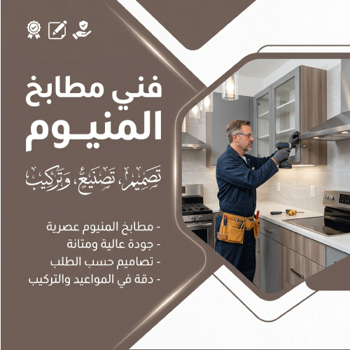 فني مطابخ المنيوم الدمام